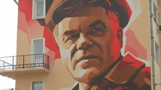 Граффити Л.Климасенко открыли в честь Дня Металлурга и 60-летия ЗСМК